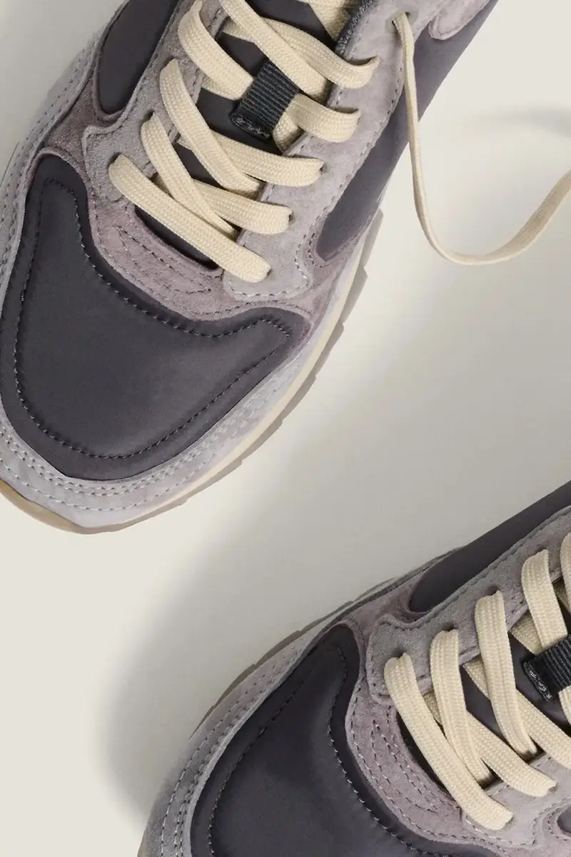 sneakers in camoscio CITY BERLIN WOMAN donna colore grigio 22402006 miniatura 3