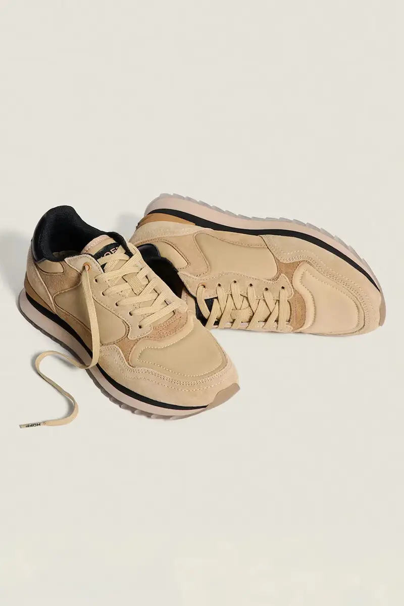 sneakers in camoscio CITY TRIESTE donna colore giallo 22402012 miniatura 2