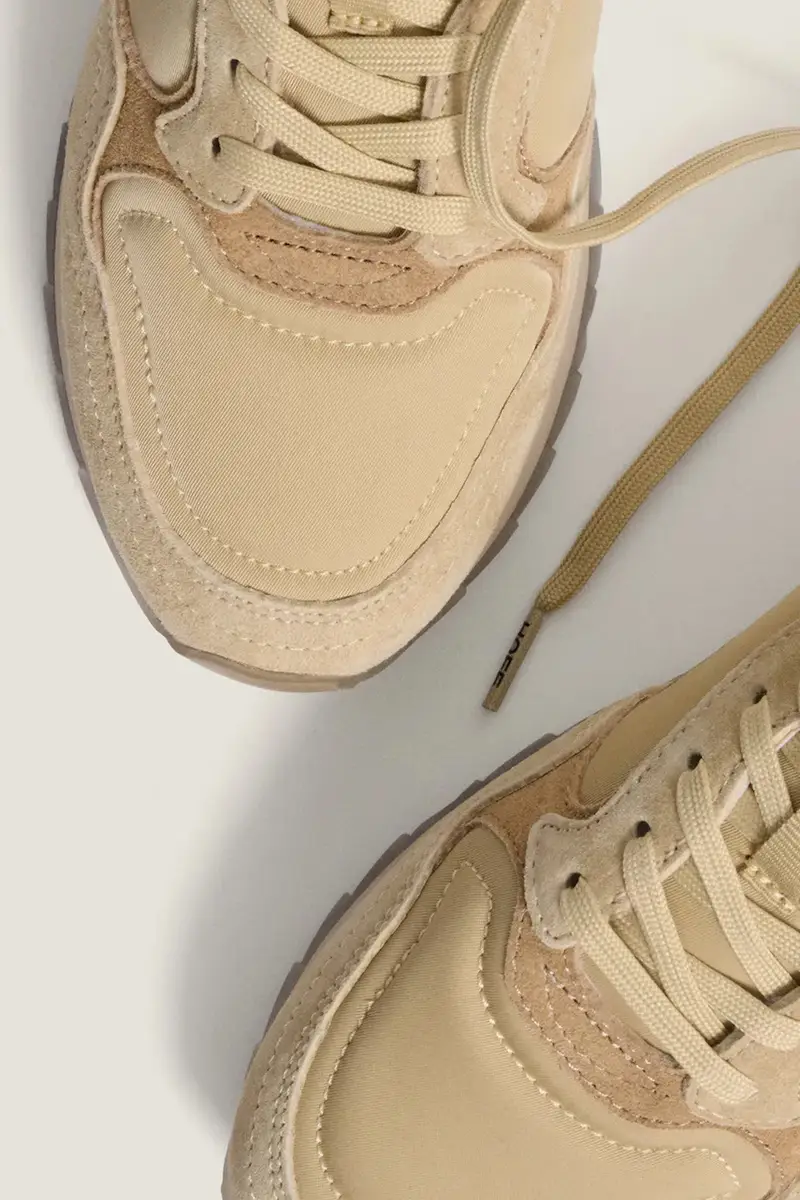 sneakers in camoscio CITY TRIESTE donna colore giallo 22402012 miniatura 4