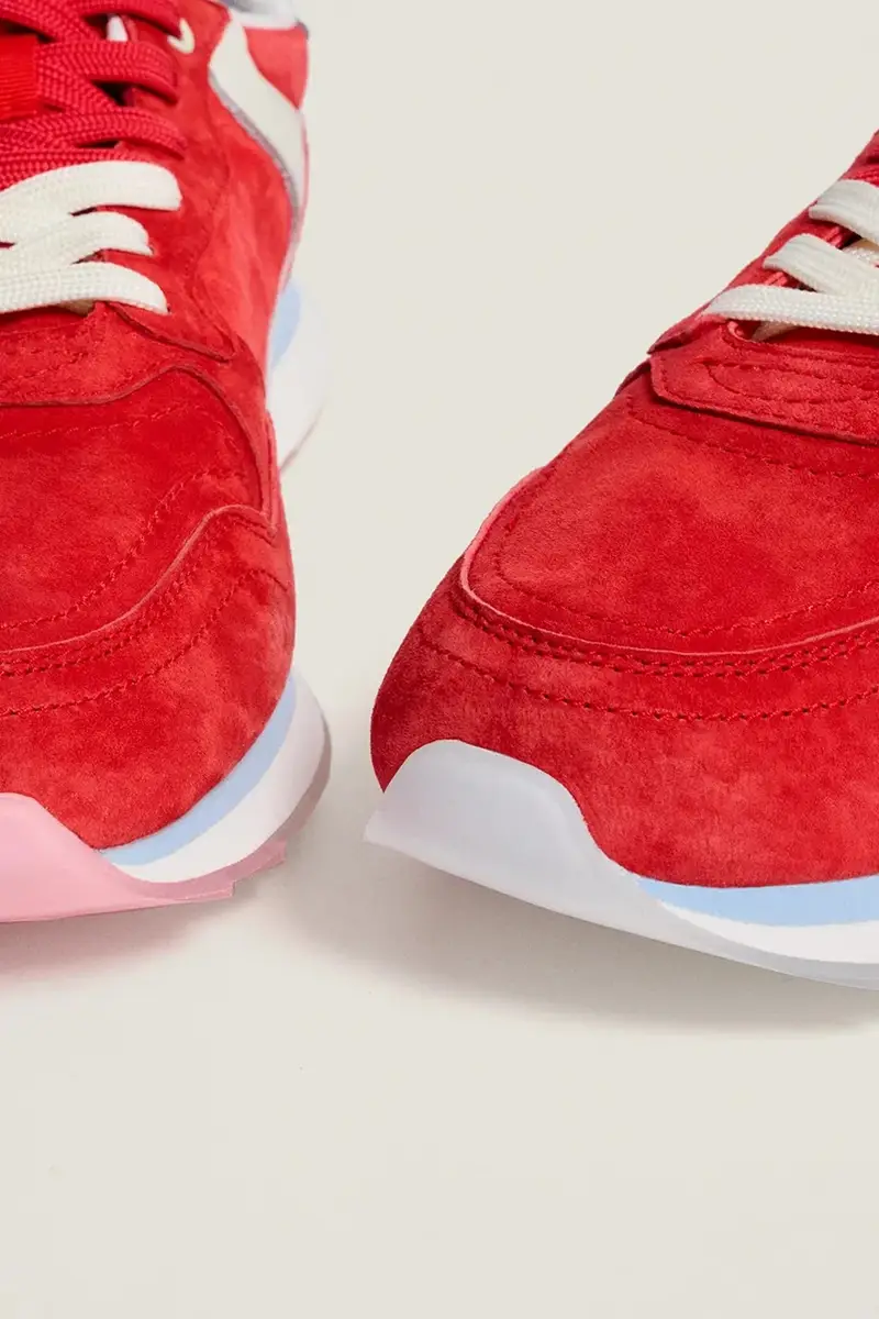 sneakers in camoscio RUBEUS MAN colore rosso 22402610 CITY miniatura 3