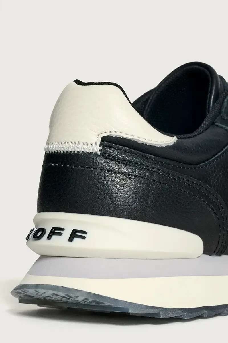 sneakers in pelle CITY CHICAGO WOMAN Nero miniatura 4