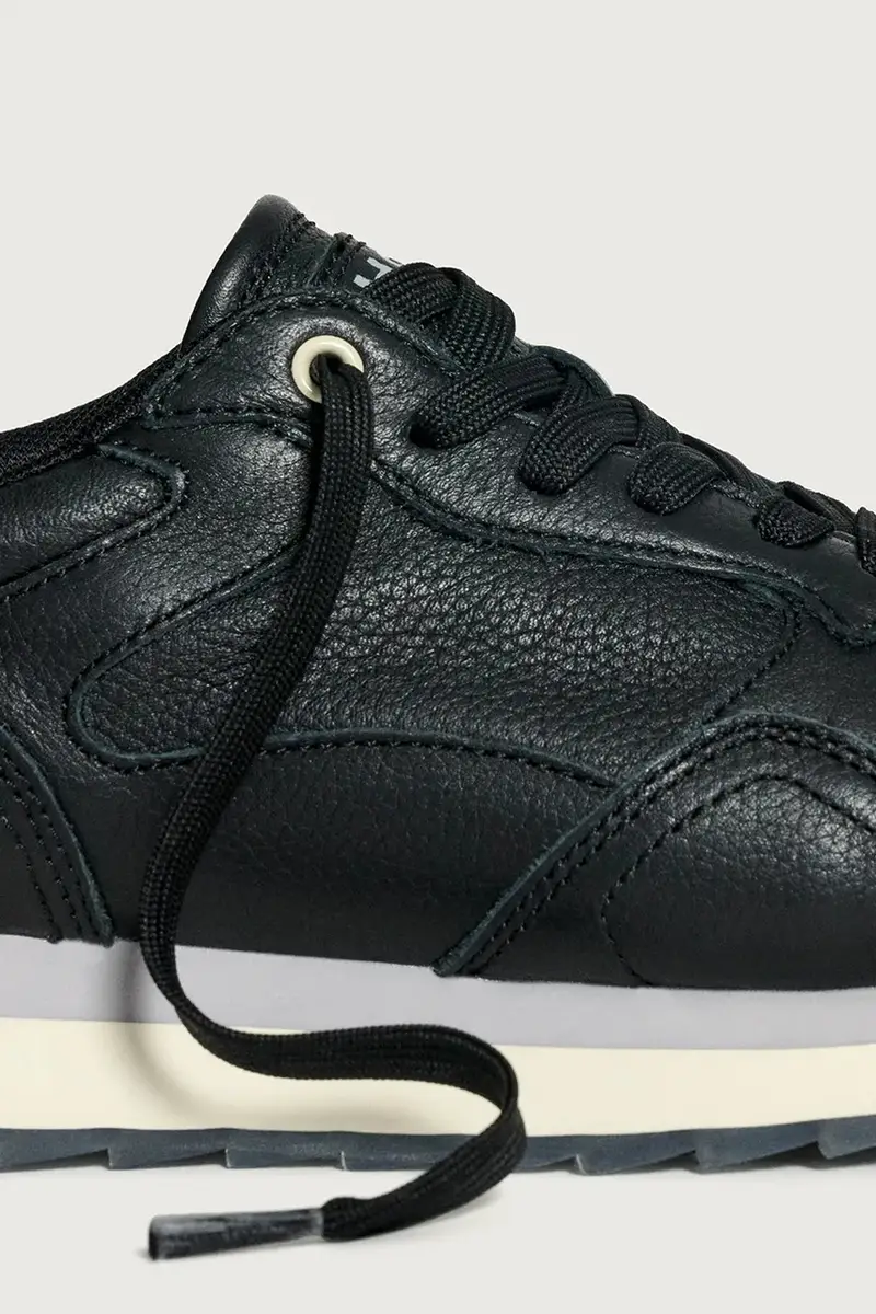 sneakers in pelle CITY CHICAGO WOMAN Nero miniatura 5