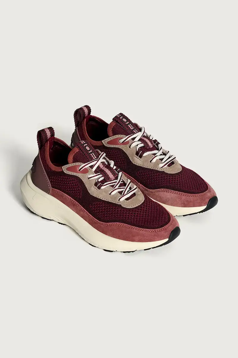 sneakers TRAVELER BURGUNDY donna colore granata 22549005 miniatura 2