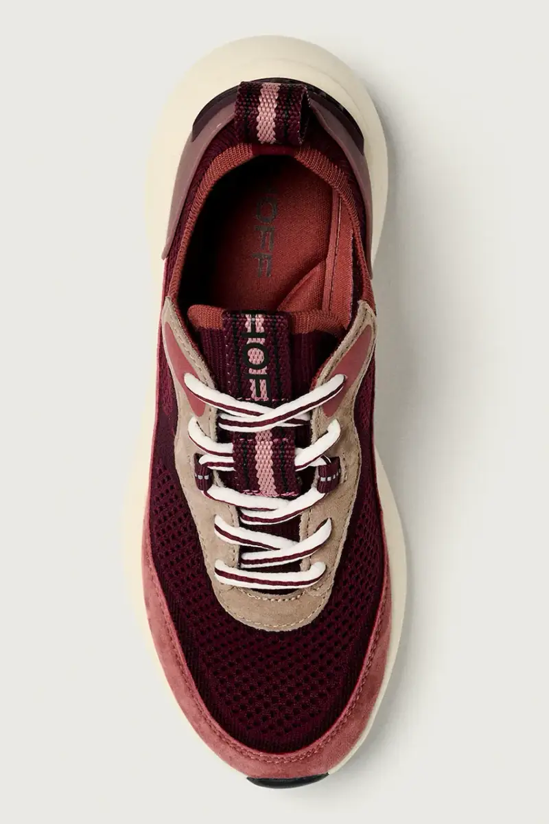 sneakers TRAVELER BURGUNDY donna colore granata 22549005 miniatura 5