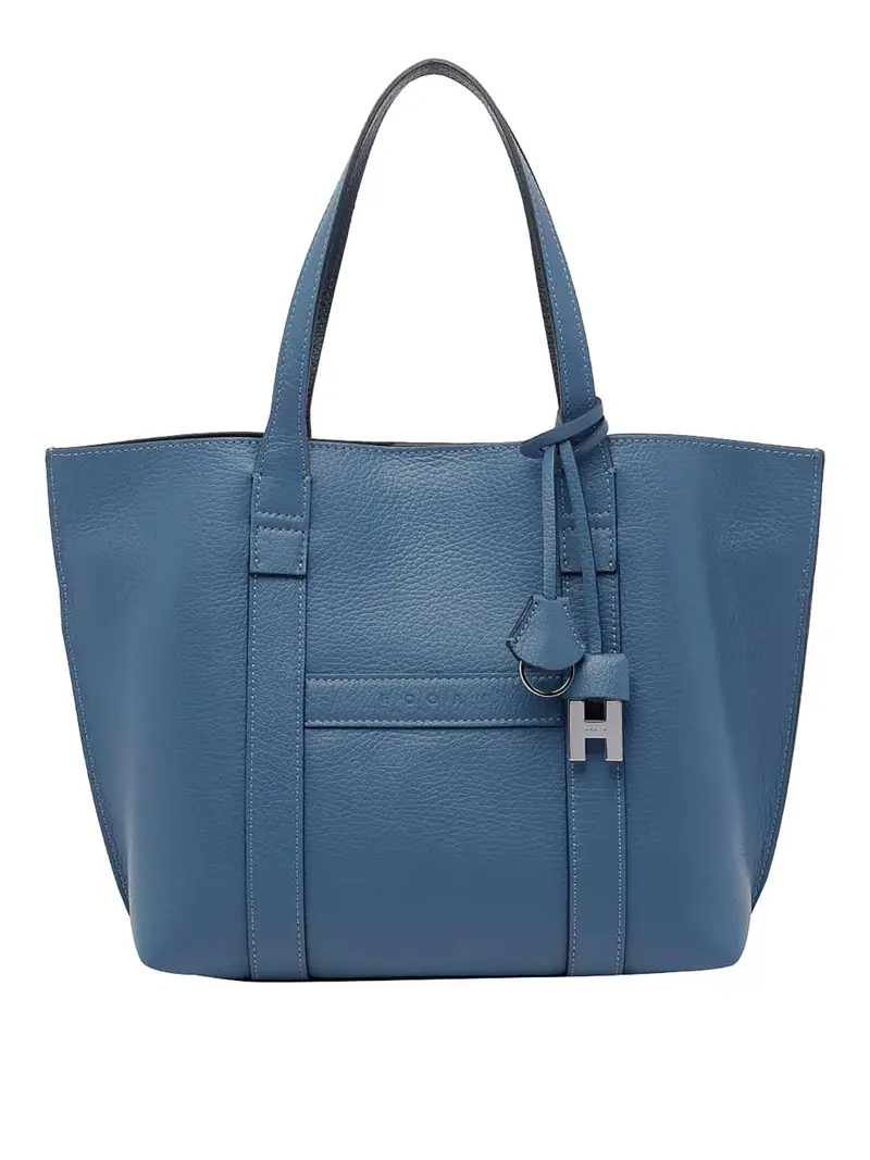 Borsa della spesa con sceneggiatura Blu