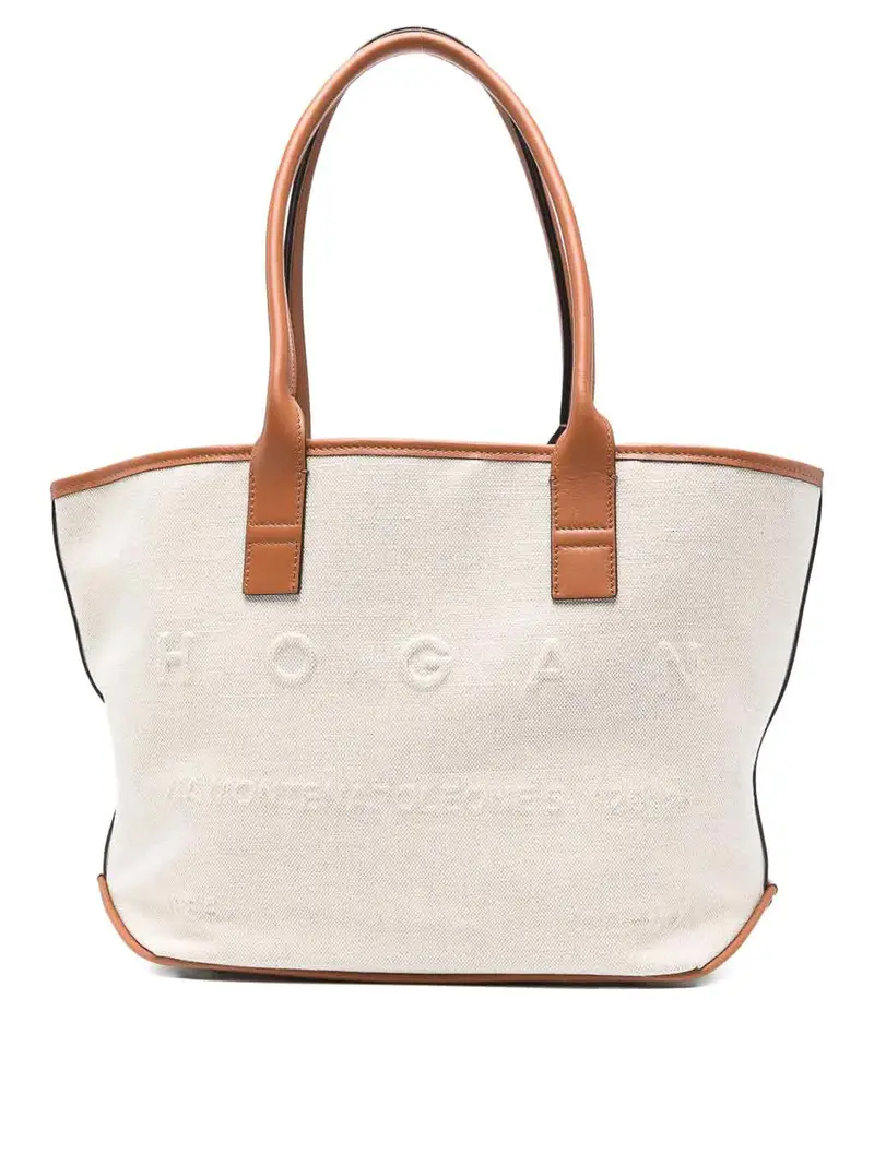 Borsa piccola con scritta Bianco