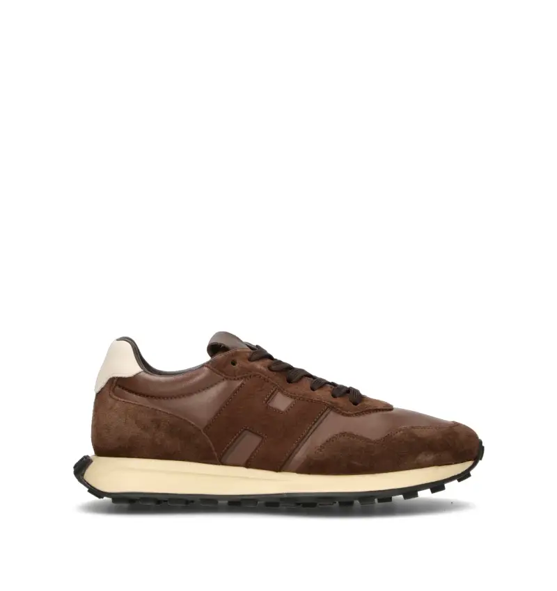 H601 bSneaker uomo marrone in suede Vario