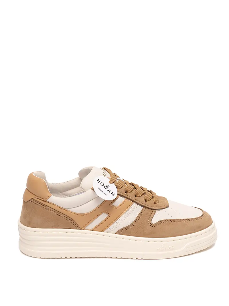 `h630` sneaker in pelle Beige