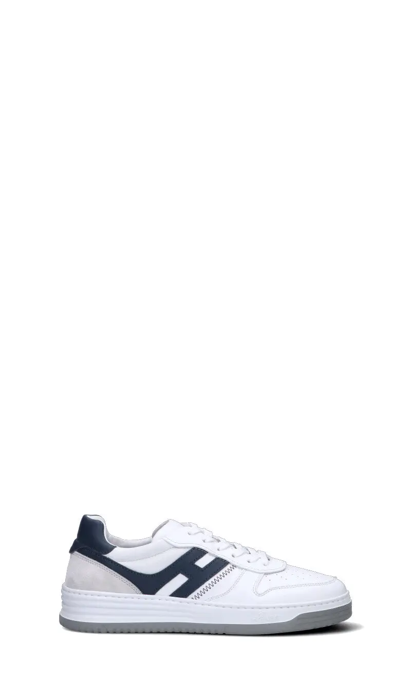 H630 Sneaker uomo bianca/blu in pelle Vario