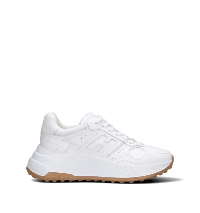 Sneaker donna in bianca in pelle Vario