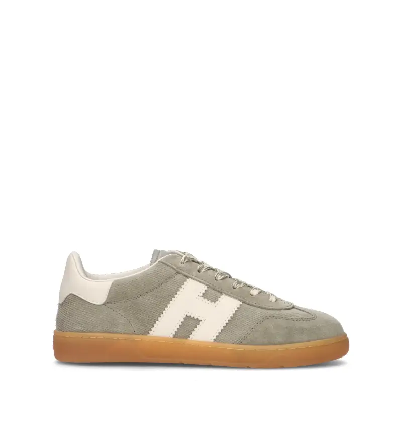 Sneaker donna oliva in suede Vario