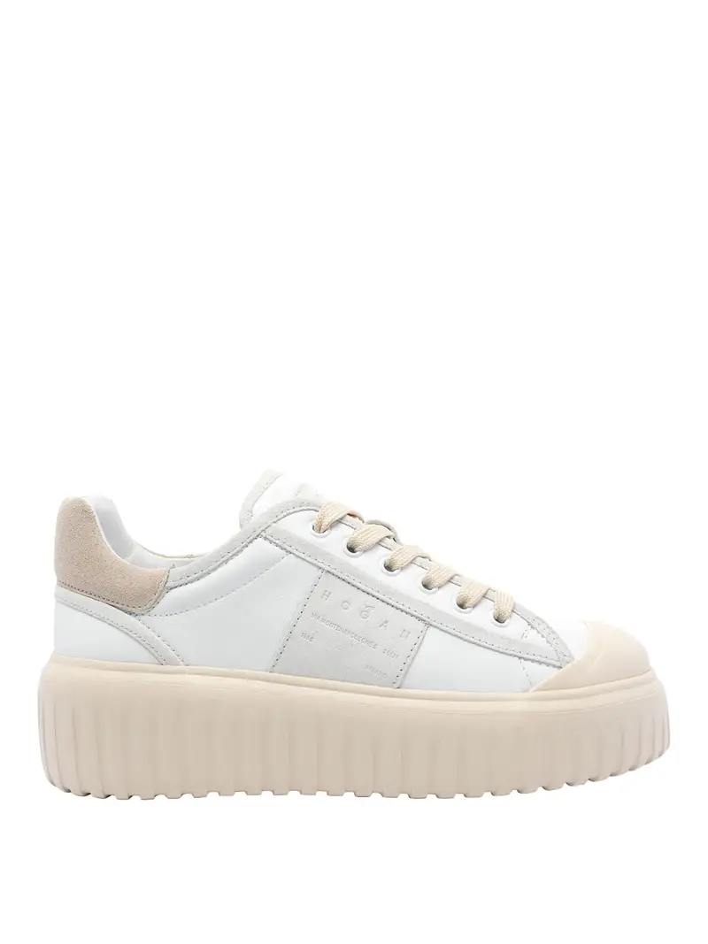 Sneaker H-strisce bianche Bianco