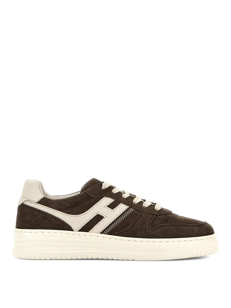 Sneaker in pelle H630 Marrone