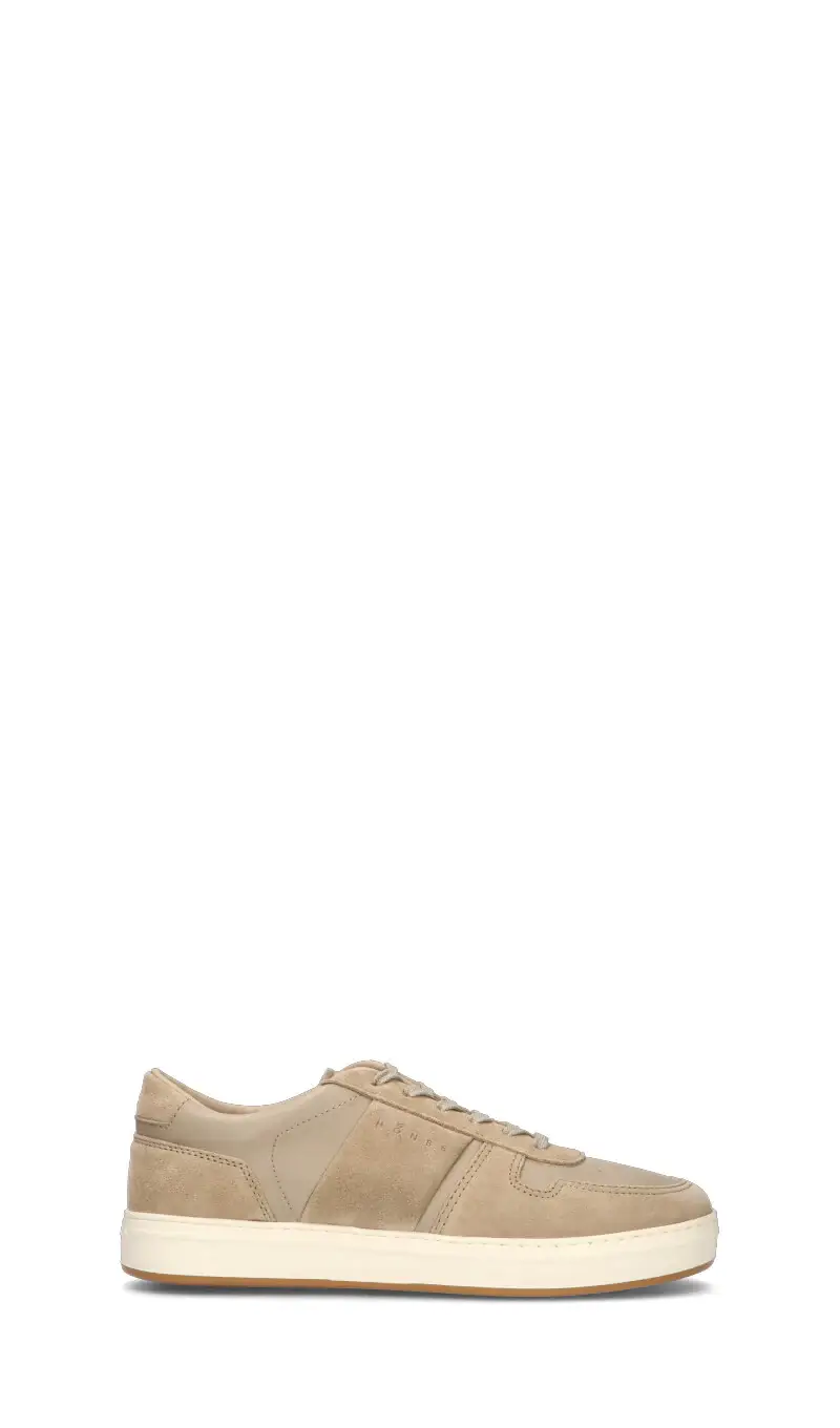 Sneaker uomo beige in suede Vario
