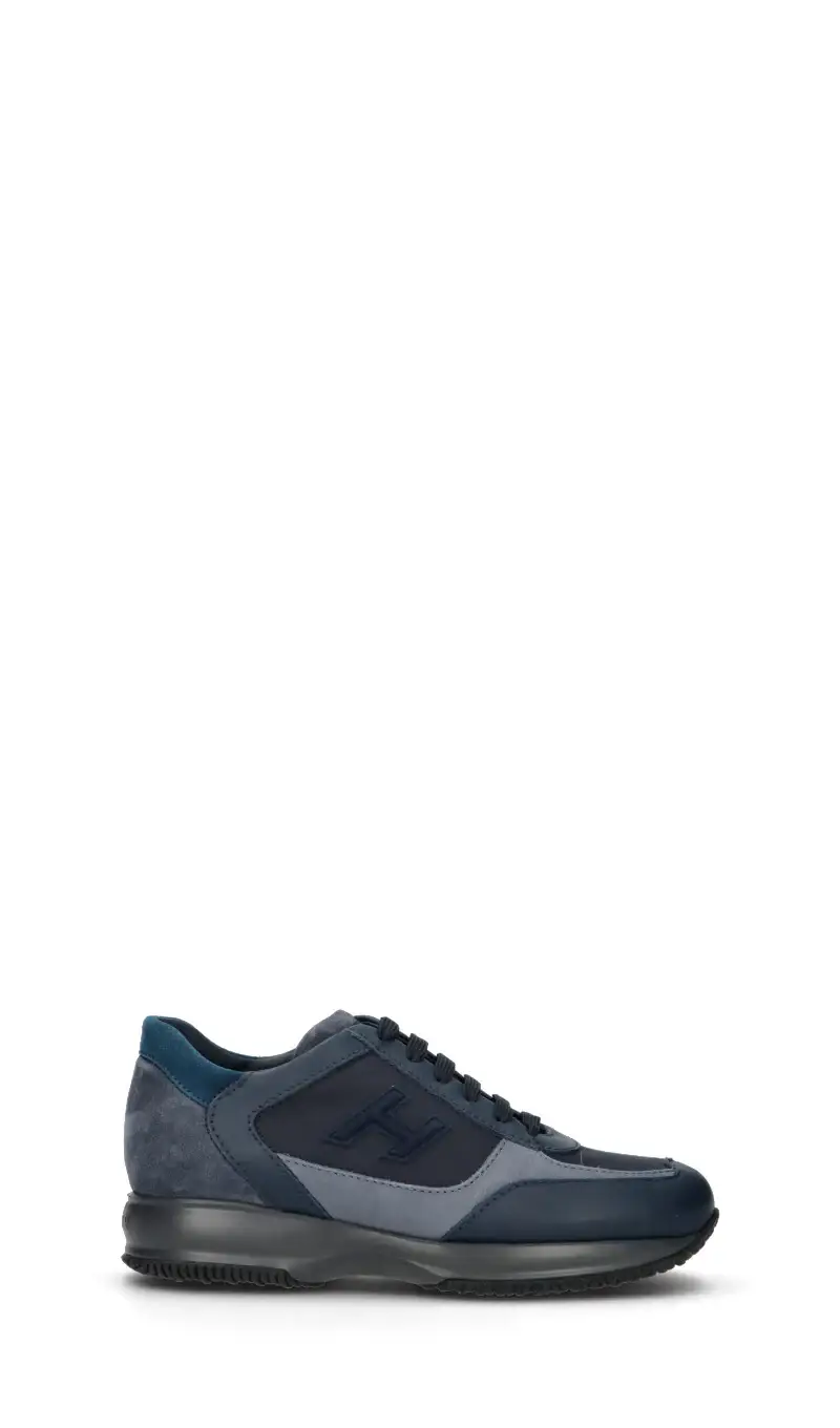 Sneaker uomo blu in pelle Vario
