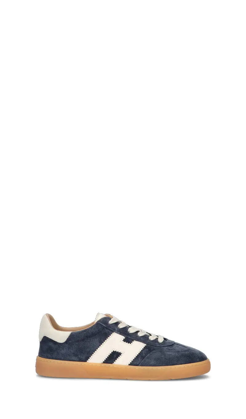 Sneaker uomo blu in suede Vario