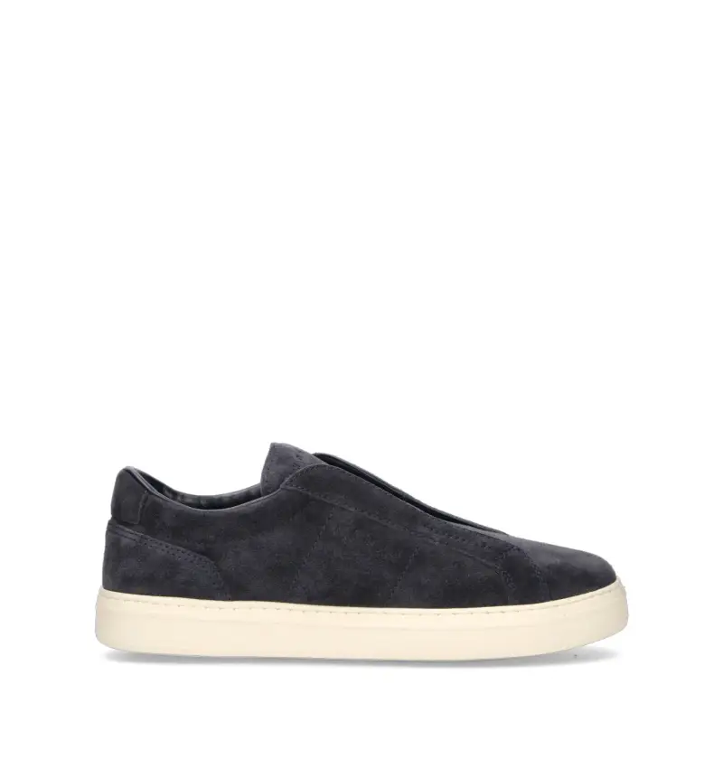 Sneaker uomo blu in suede Vario