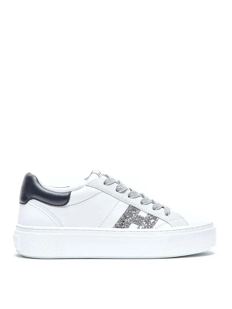 Sneakers con vento laterale Bianco