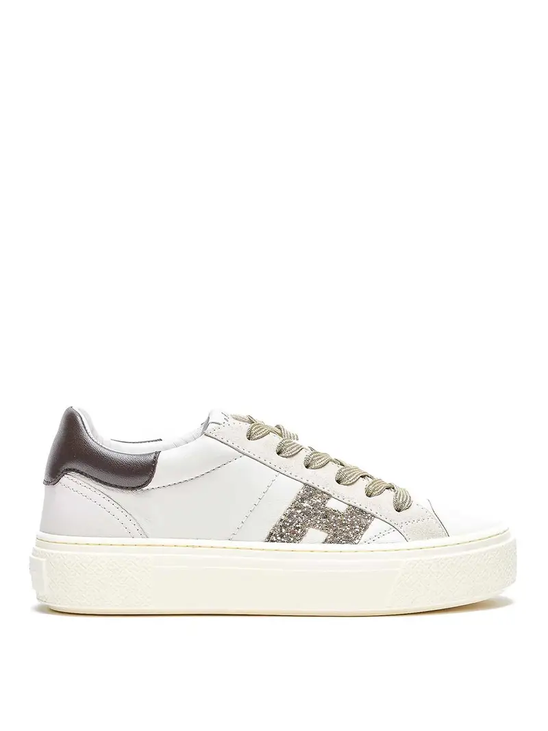 Sneakers con vento laterale Bianco