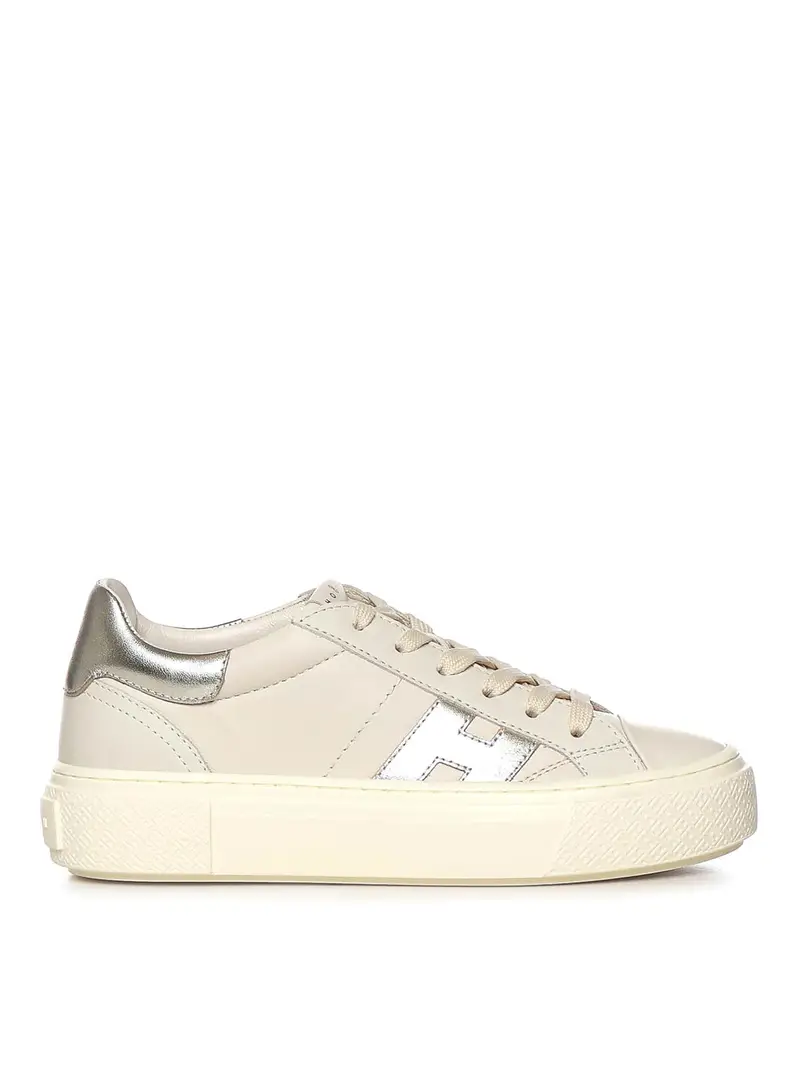 Sneakers con vento laterale Bianco