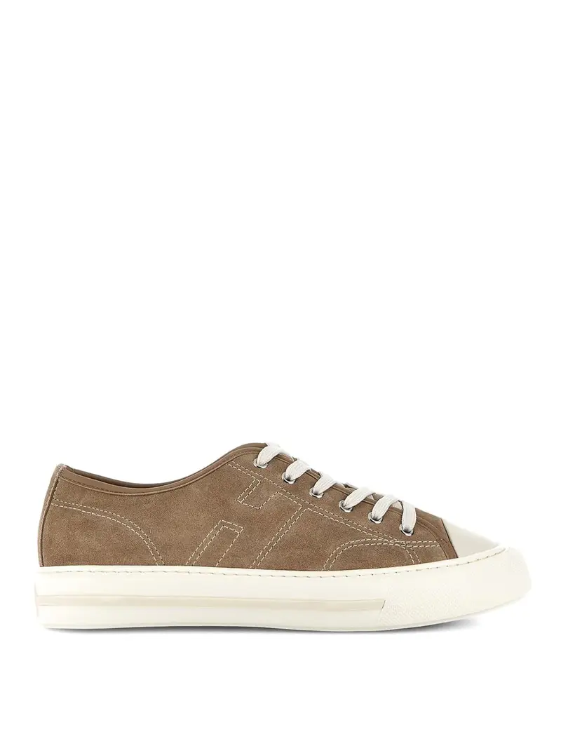 Sneakers H691 Nocciola In Pelle Scamosciata Marrone
