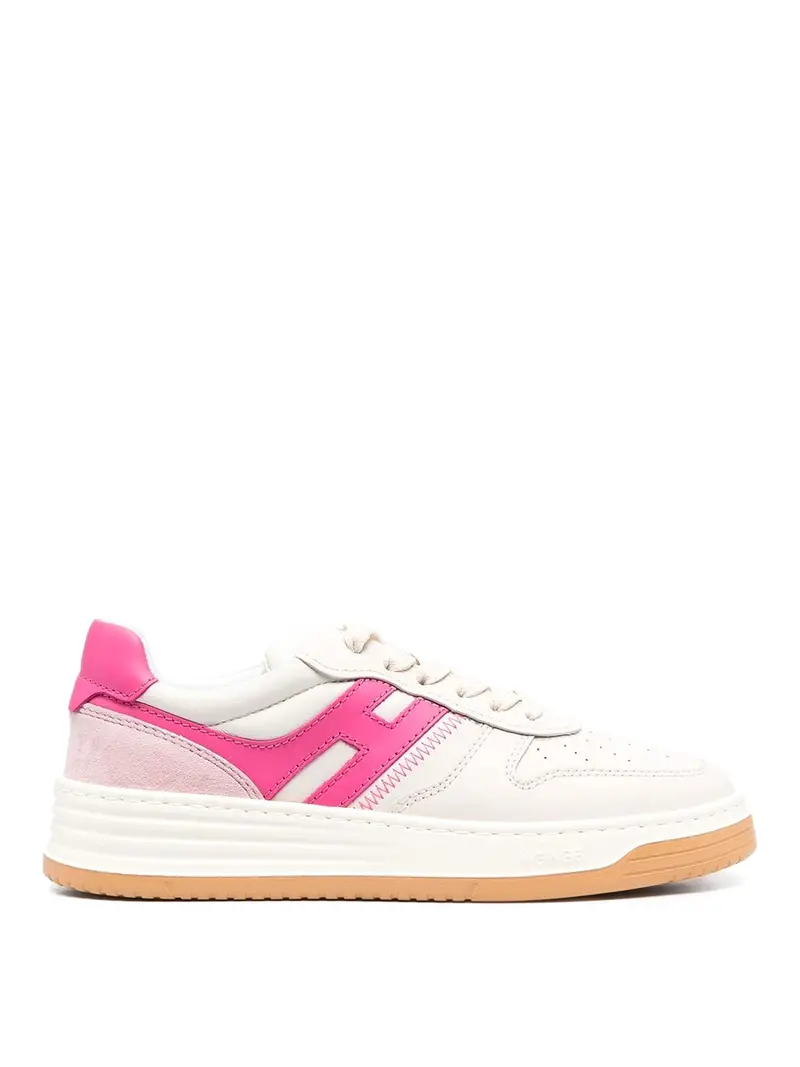 Sneakers in pelle scamosciata Bianco