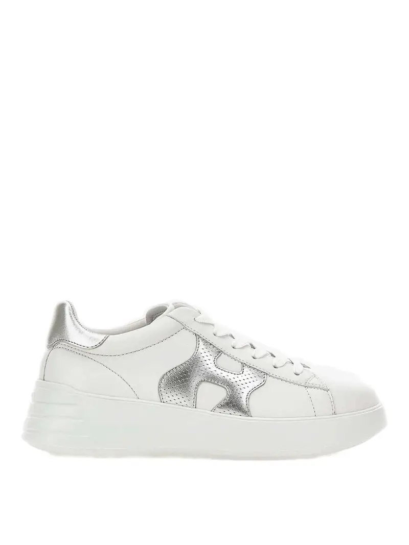 Sneakers ribelli in pelle Argento