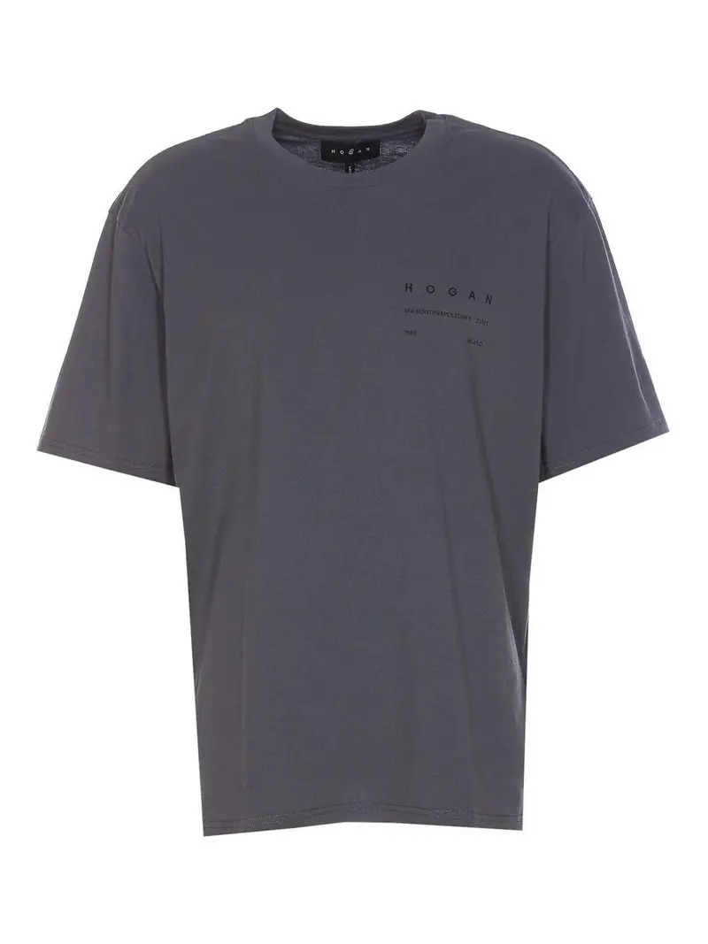 Hogan T-shirt Grigio 3382641