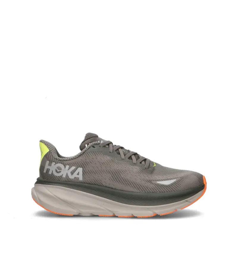 CLIFTON 9 GTX Scarpa running uomo grigia in gore-tex Vario