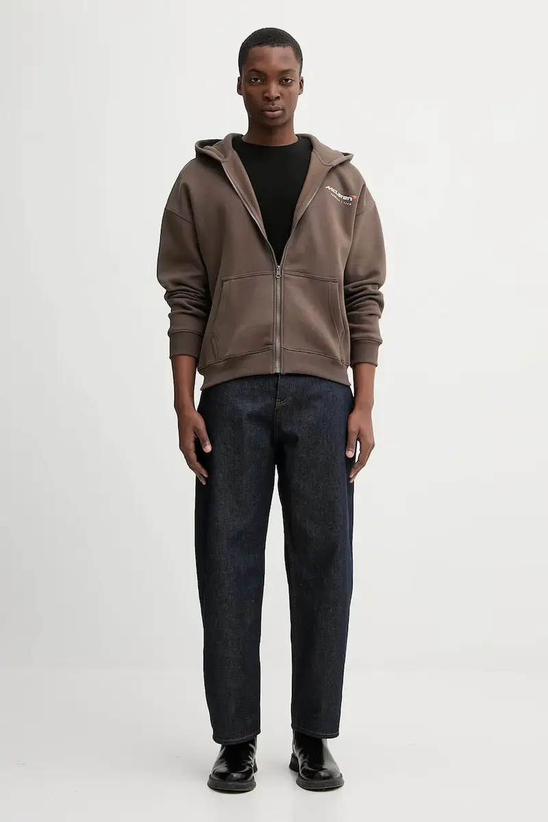 Hollister Co Maglia marrone con grafica miniatura 2