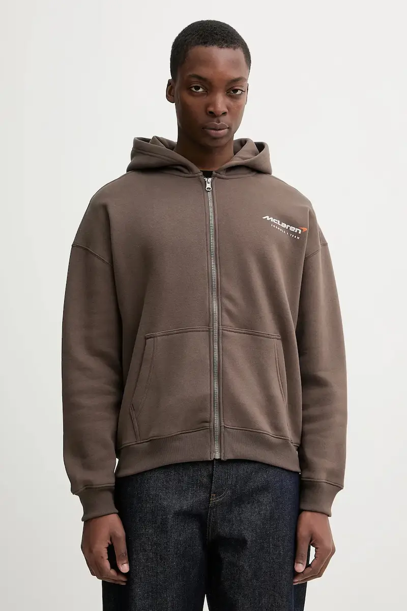 Hollister Co Maglia marrone con grafica miniatura 3