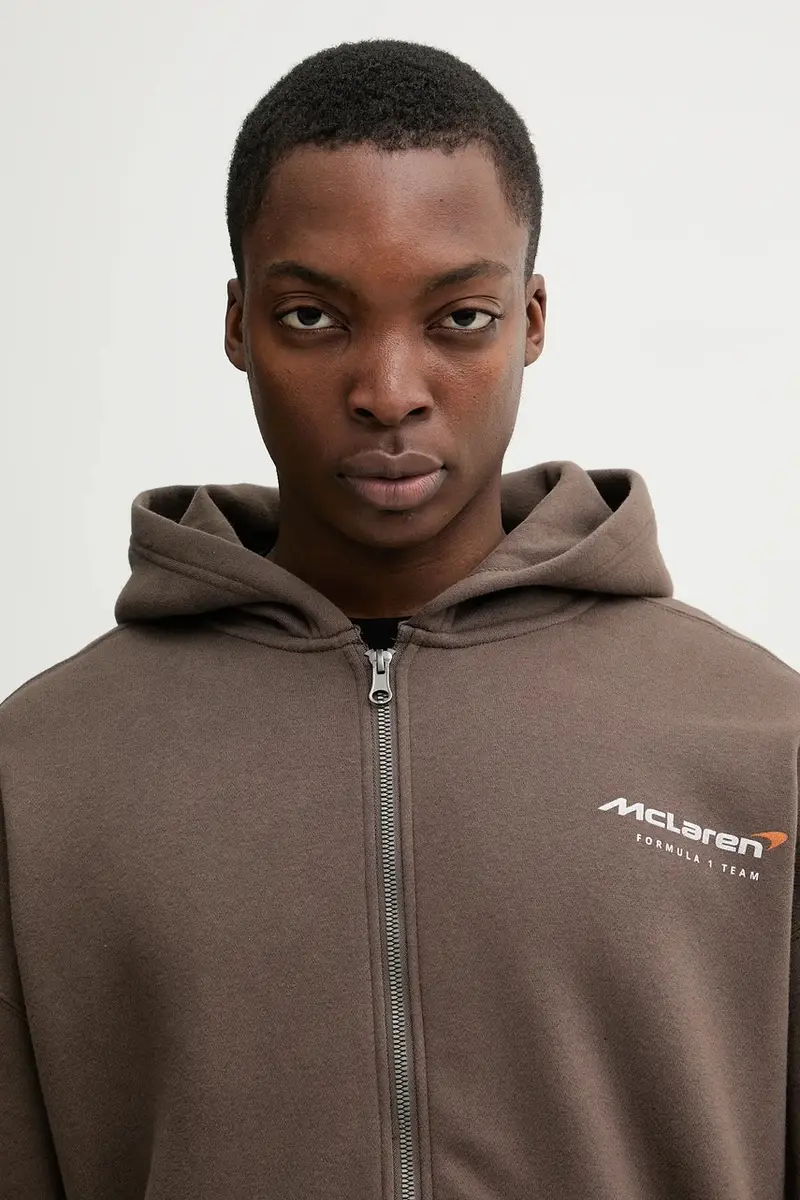 Hollister Co Maglia marrone con grafica miniatura 4