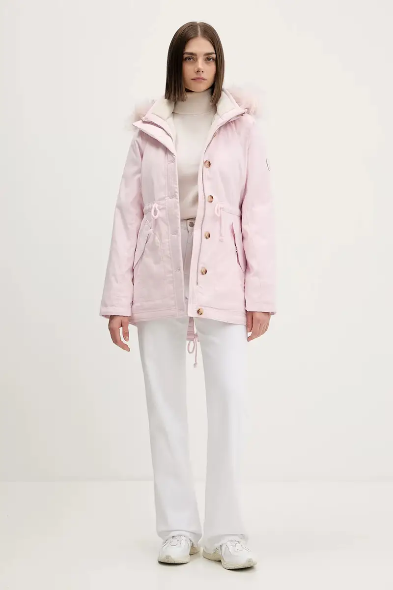 Hollister Co Parka Rosa 3958070 miniatura 2