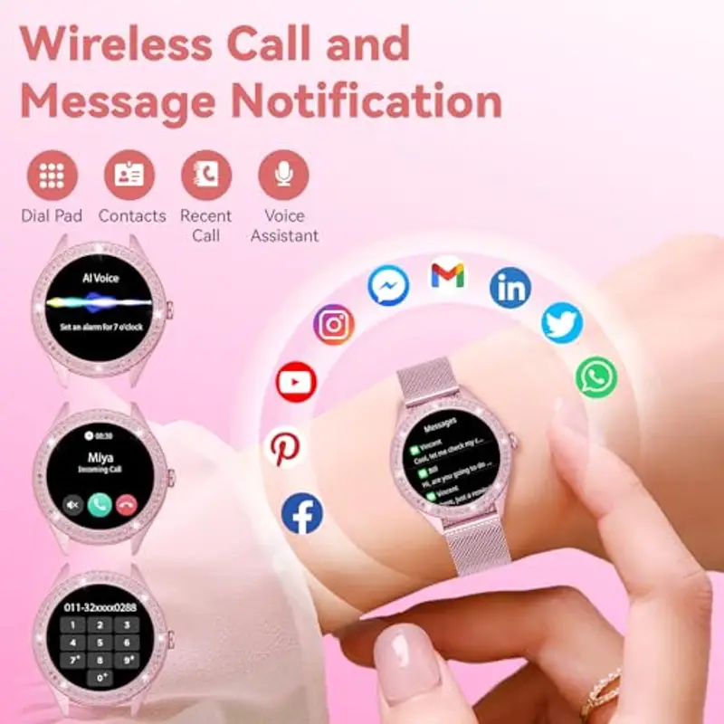 Homailida Smartwatch Donna Viola 1604547 miniatura 3