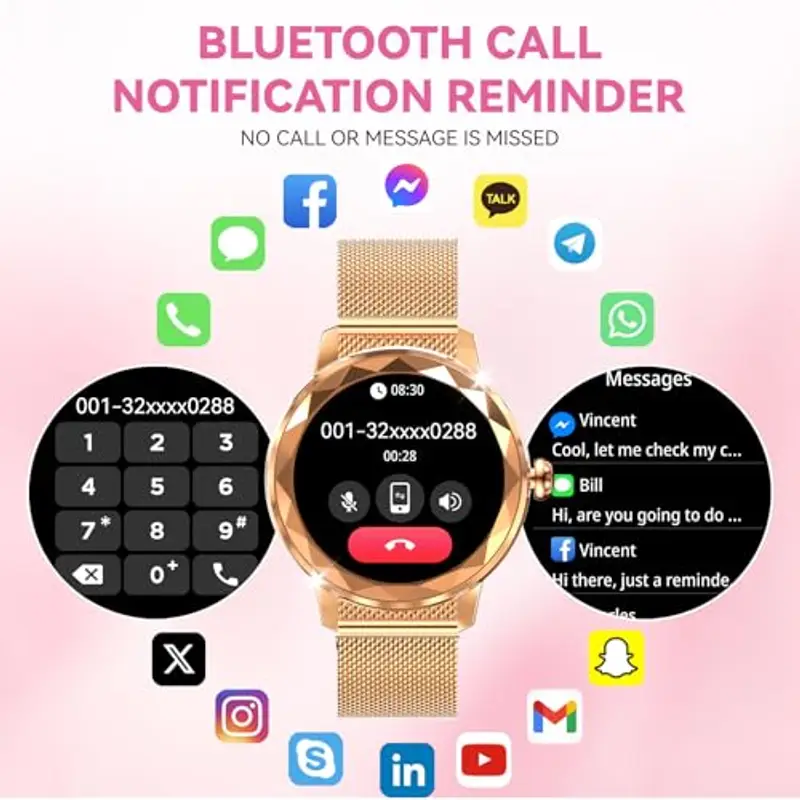Homailida Smartwatch Donna 1904065 miniatura 3