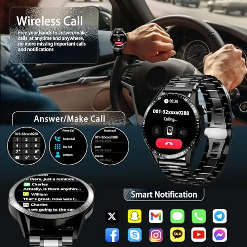 Homailida Smartwatch Uomo 1208410 miniatura 2