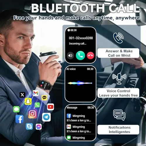 Homailida Smartwatch Uomo Rosa 2579888 miniatura 2