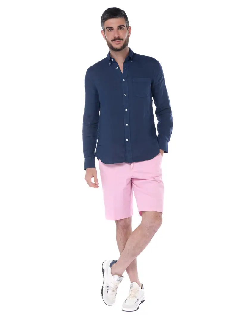 bermuda da uomo Homeward chino in cotone Rosa miniatura 2