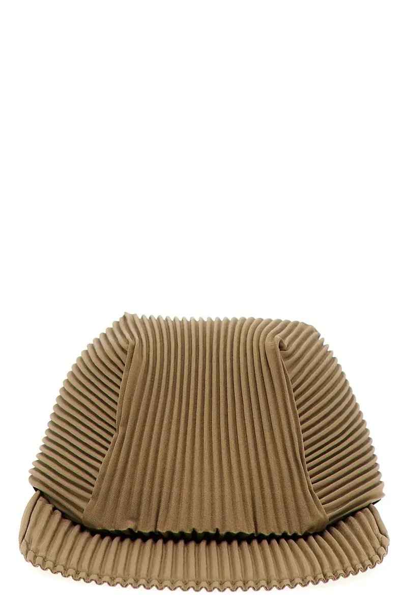 Cappellino Plissè Beige