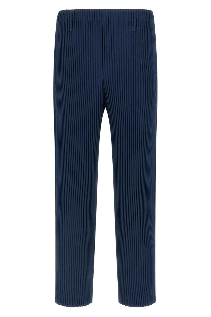 Pantalone Tailored Pleats 1 Blu