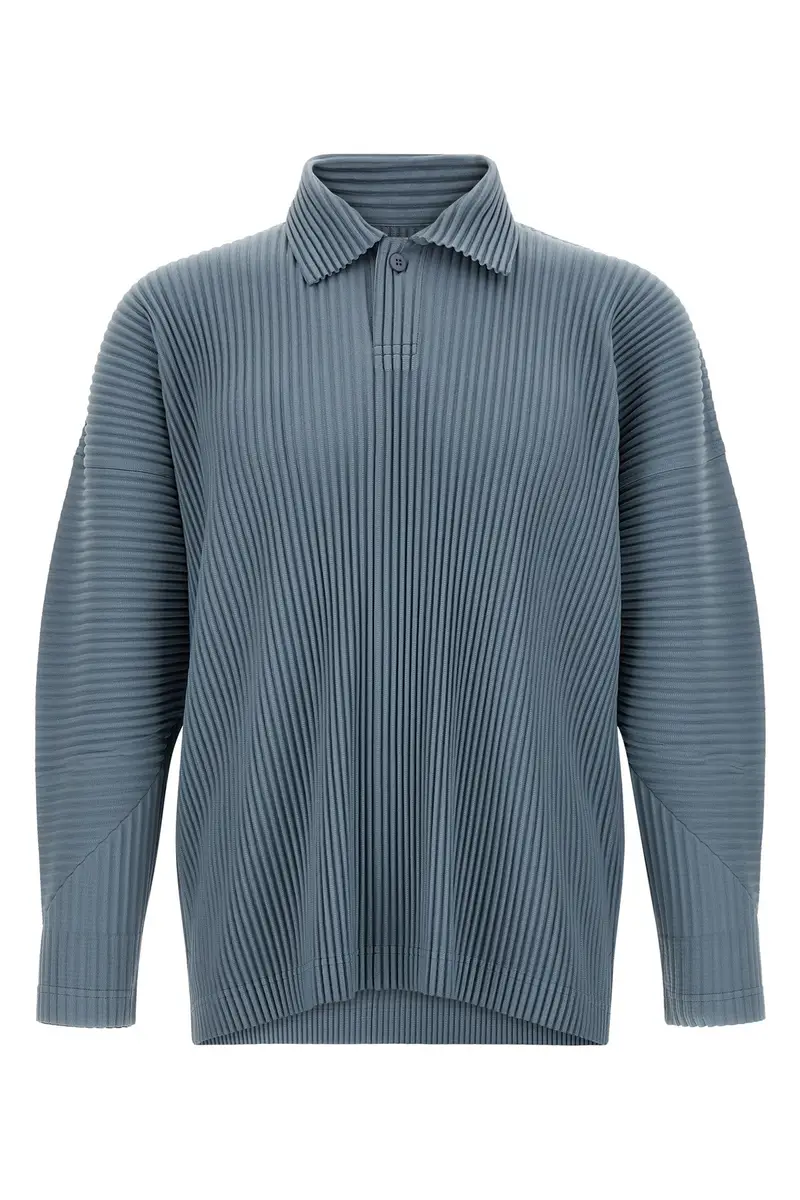 HOMME PLISSE' ISSEY MIYAKE Polo Azzurro 2552283