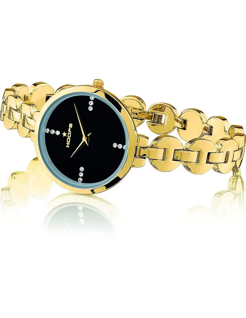 Orologio HOOPS CHAIN 2646L-G01 Gold Black