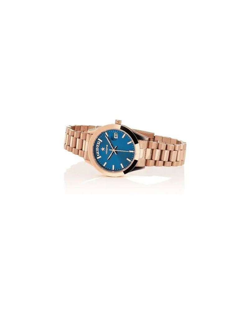 SALDI Orologio HOOPS LUXURY in Acciaio 2620L-RG04 Blue Rose Gold
