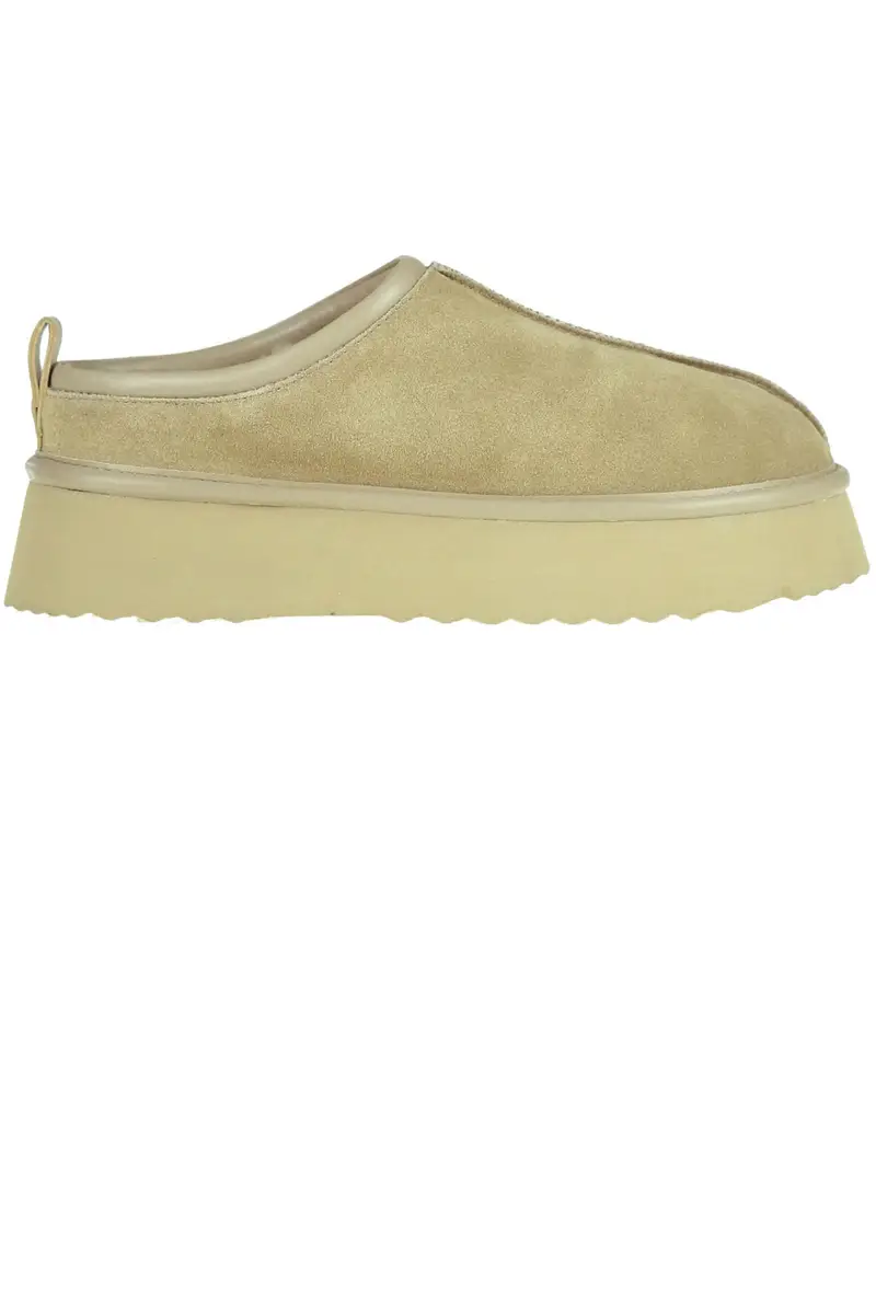 Ciabatte in suede Beige