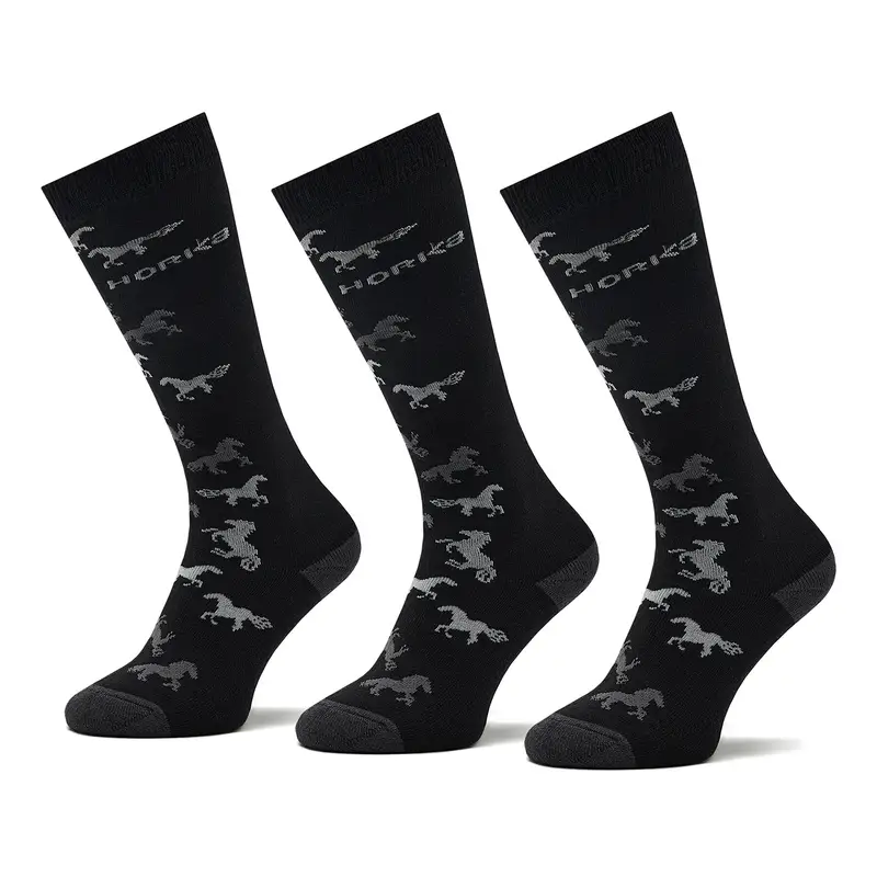 Calzini lunghi Horka Riding Socks 145450-0000-0203 Nero