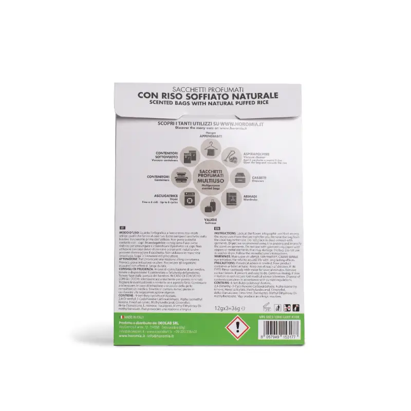 Sacchetti Profumati Riso Profumato Frsh Odour Control - Igienizzanti e sicurezza miniatura 2