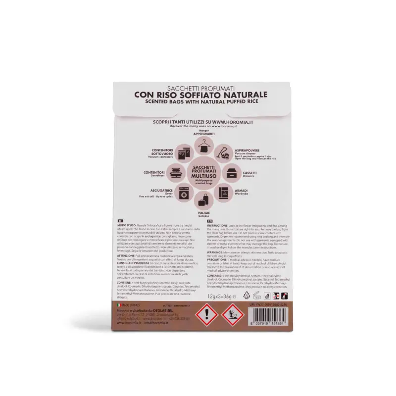 Sacchetti Profumati Riso Profumato Gold - Argan - Igienizzanti e sicurezza miniatura 2
