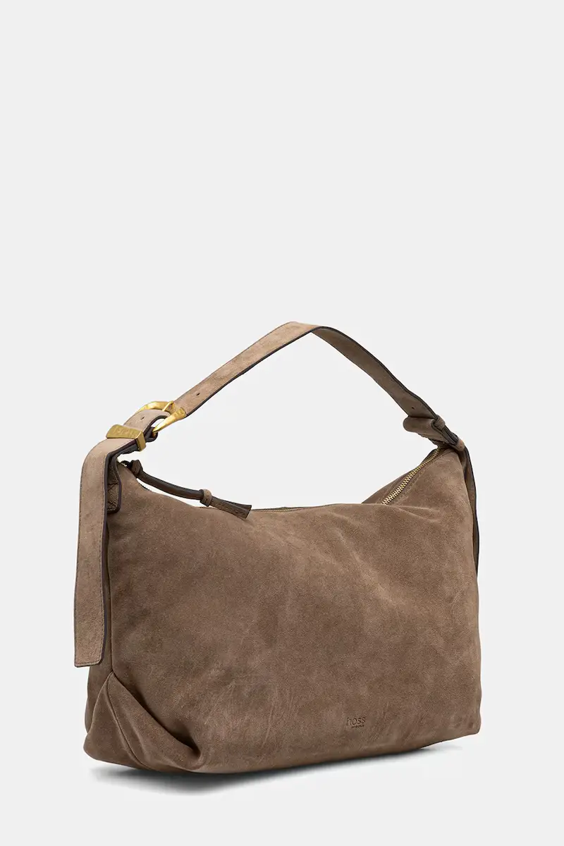 borsa in pelle scamosciata colore verde 2052035 miniatura 2