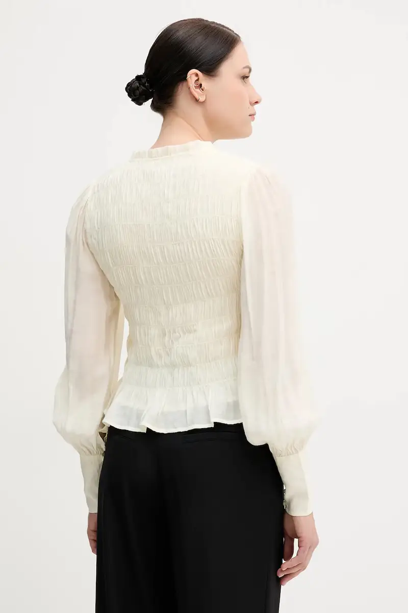 camicia donna colore beige 6282690 miniatura 3