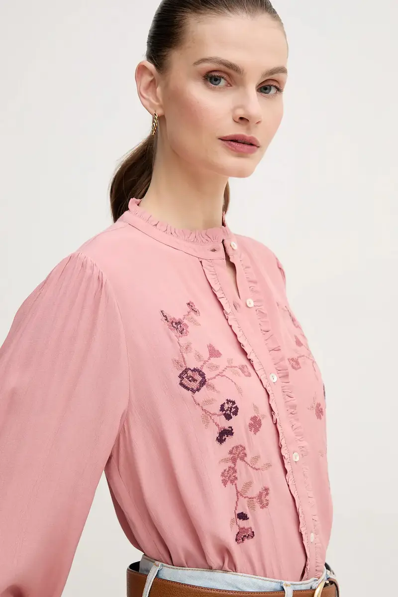 camicia donna colore rosa 6289134 miniatura 4
